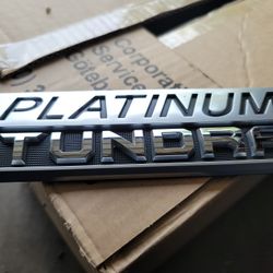 2020 TOYOTA TUNDRA DOOR EMBLEM OEM USED READY TO INSTALL