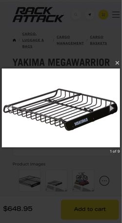 Yakima MegaWarrior cargo basket