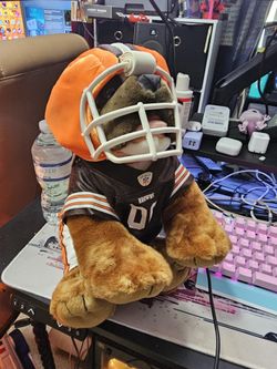 Build A Bear Nfl Browns Dog 