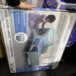 Delta Children Magic Magnet Toddler Bed with Customizable Magnets & Built-In Book Storage