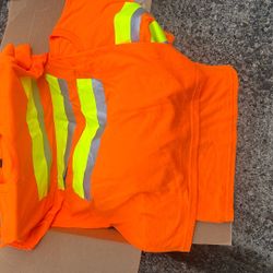 orange safety tshirts 