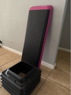 Aerobic Step platform and 4 risers
