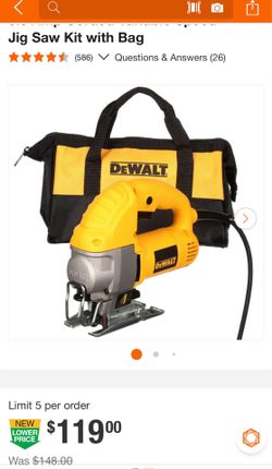 Dewalt jig saw