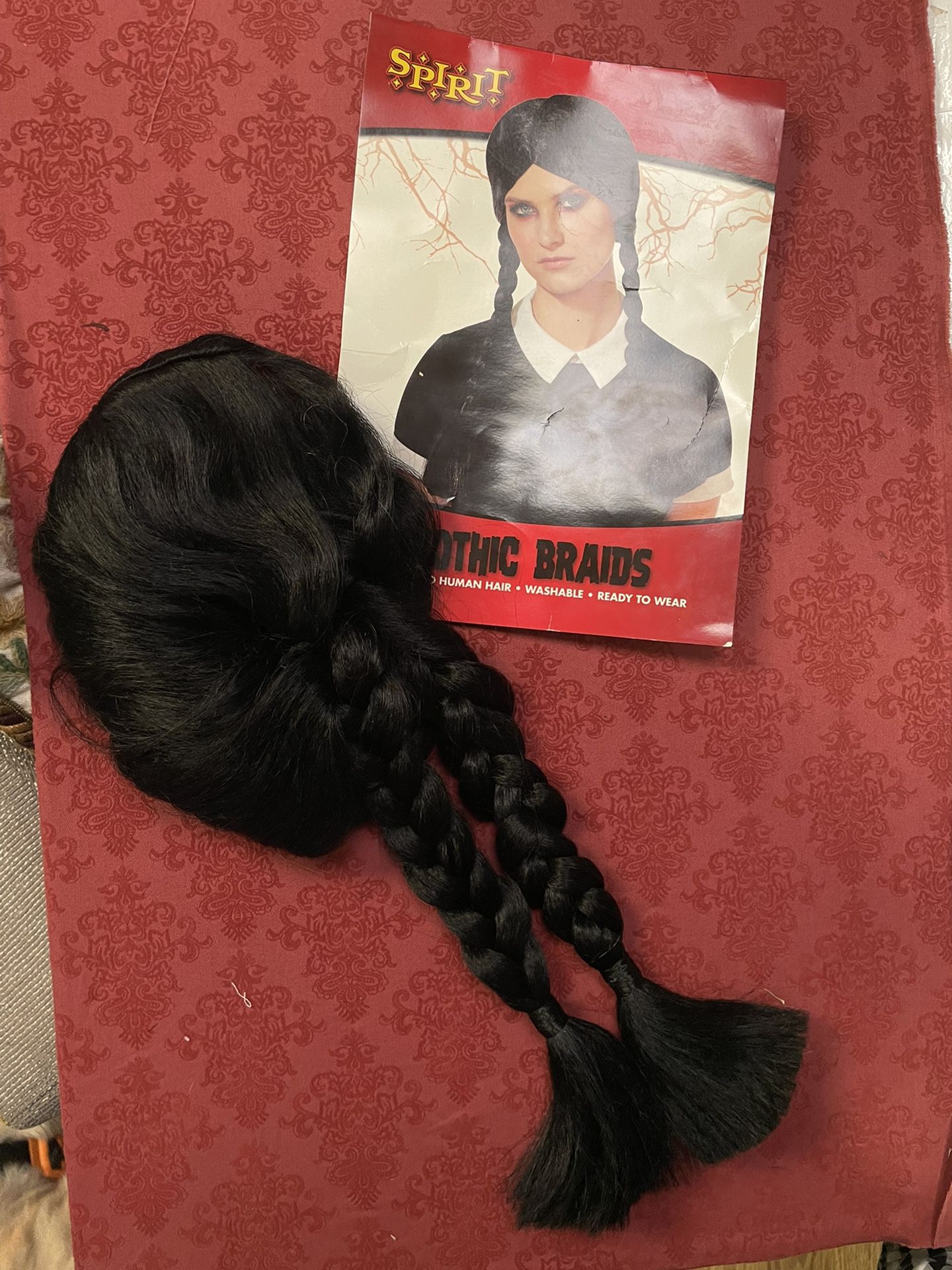 Black braid wig - new