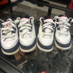 Jordan Retro 3 Toddler Size 7c