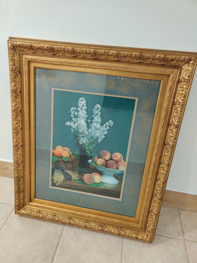 Print - White Rockets and Fruit By Henri Fantin Latour