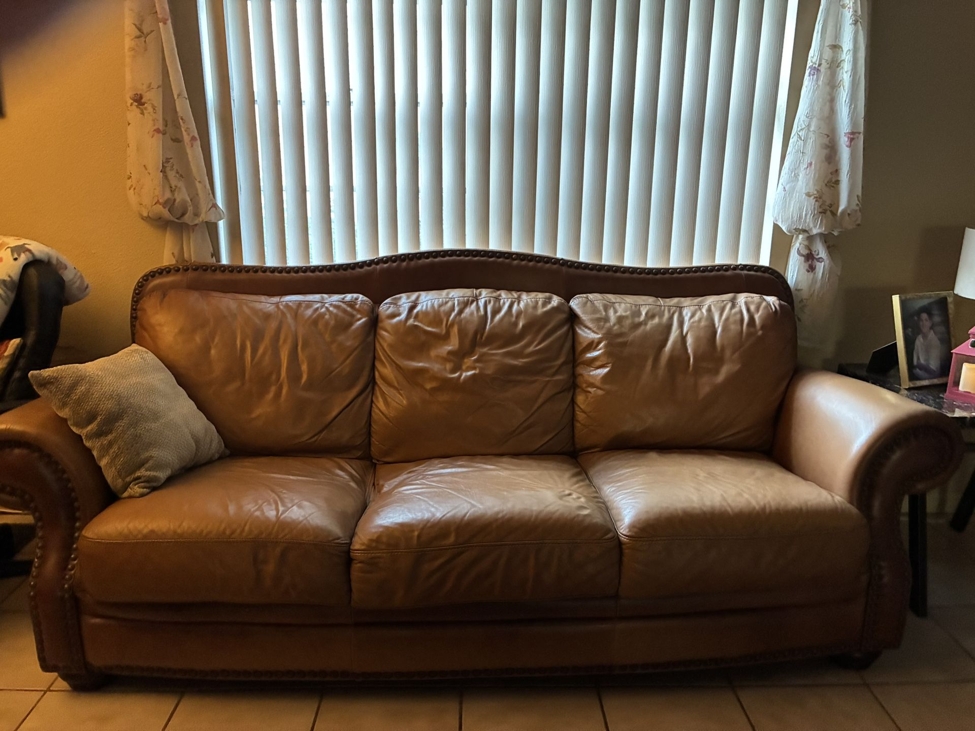 FREE Two Leather Sofa