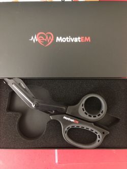 MOTIVATEM Cushion Grip Trauma Shears (Nursing Shears / Medical Shears)