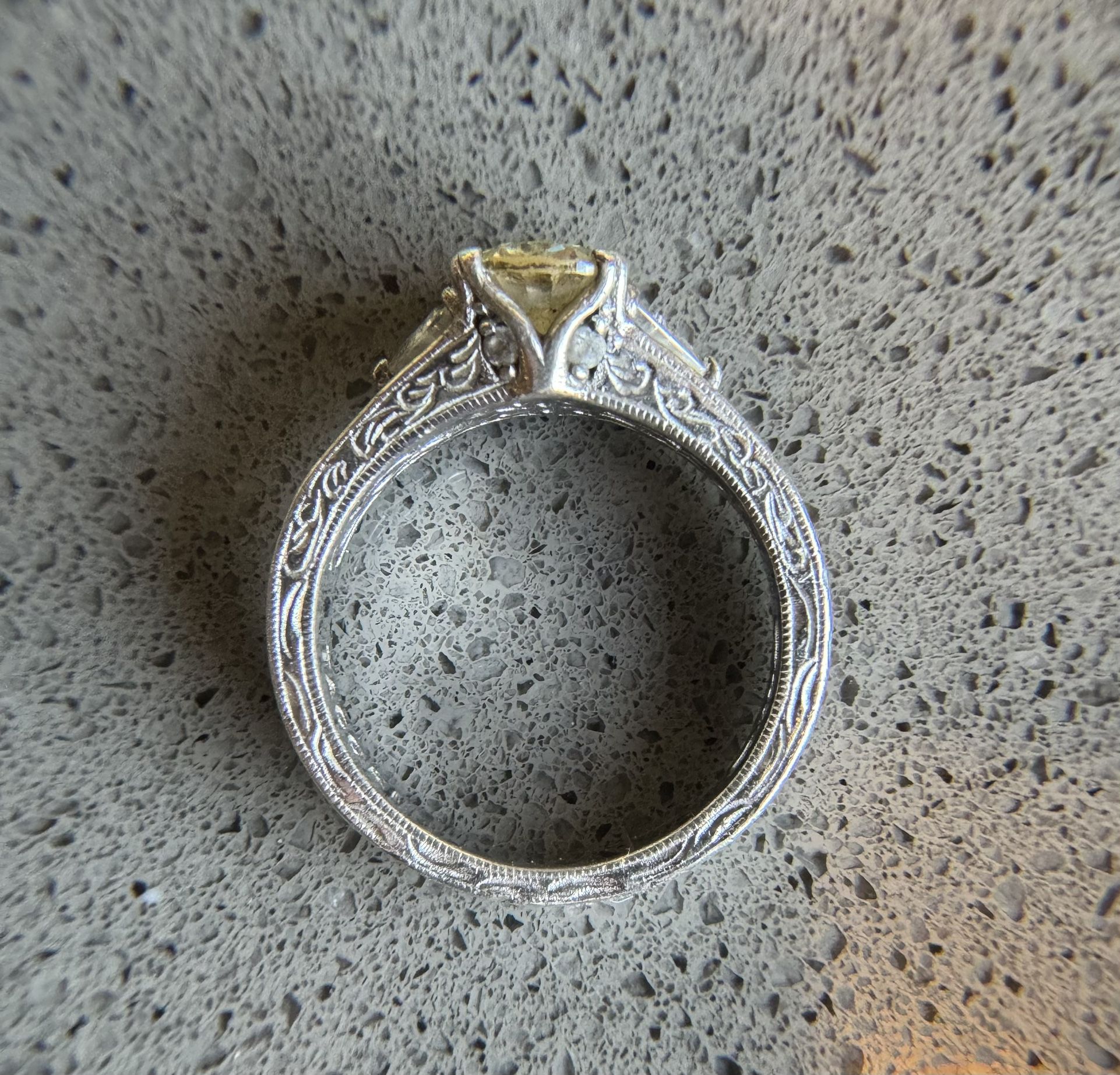.925 Sterling Silver Cubic Zirconia Ring