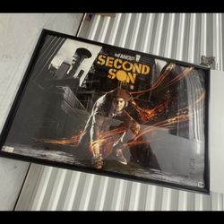 inFAMOUS Second Son PS4 Store Poster  24”x 37”