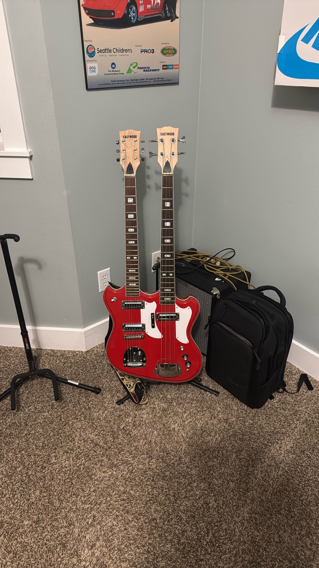 Double Neck Guitar/ Bass