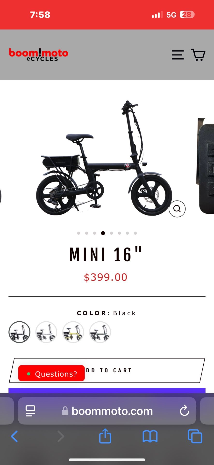 Mini Ebike 