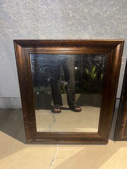 Vintage American Empire Style Ogee Wall Mirror,