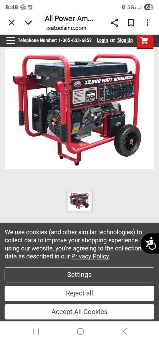 12.000 Watt Generator 