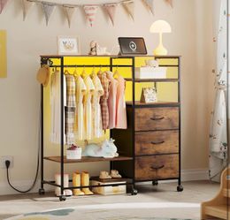 Dresser w hanging rod