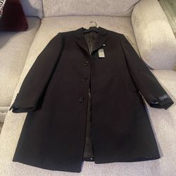 Turnbury Black Mens Coat L