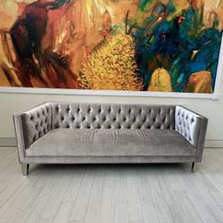 Silver Sofa