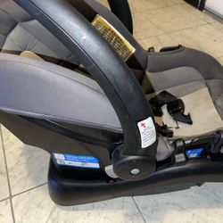 Newborn Car seat Baby Graco Grey Carseat 