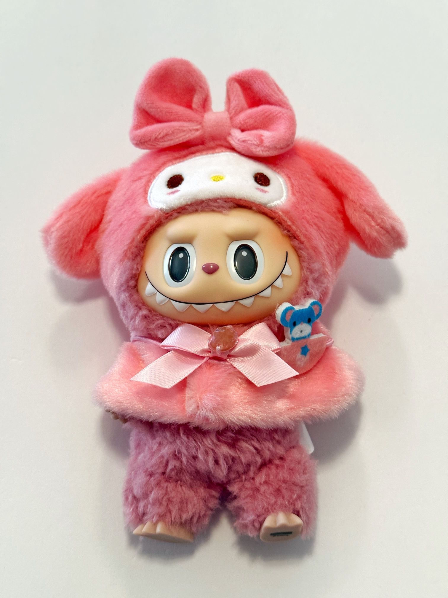 Labubu Clothes Sanrio My Melody Adorable and Cute Clothing Outfits For Have A Seat And Exciting Macaron Labubu Plushies Pendants