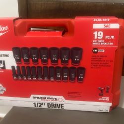 Milwaukee Impact Socket Kit