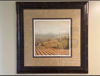 Framed Tuscan Landscape Art Print