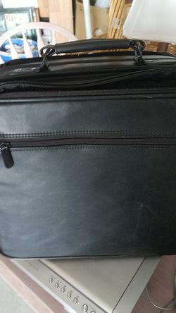 new condistion leather brief case also have HP PRINTER