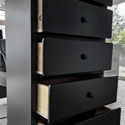 Tall Solid Wood Dresser. 