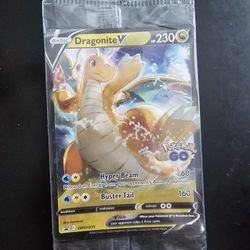 Dragonite V FULL ART Pokémon go SEALED promo 