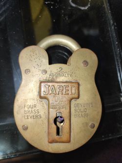 Vintage 1930's Jared Lock no key
