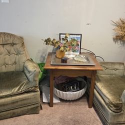 Antique Revolving & Rocking Chairs - Set of 2 - $100