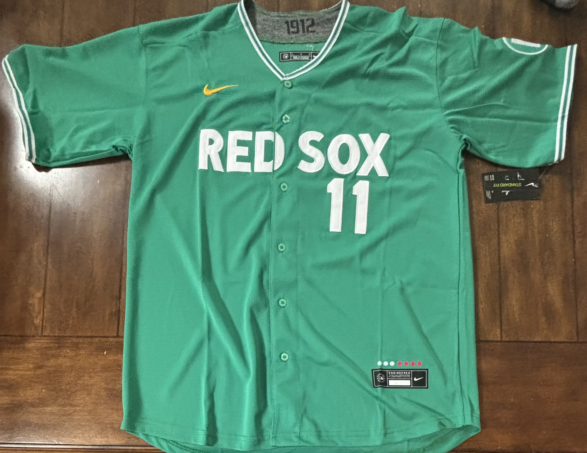 Boston Red Sox #11 Rafael Devers 2025 City Connect Limited Jersey Adult Large