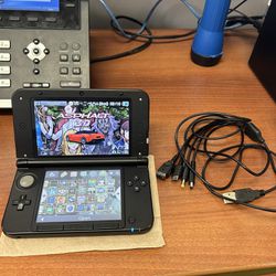 Modded black Nintendo 3DS XL