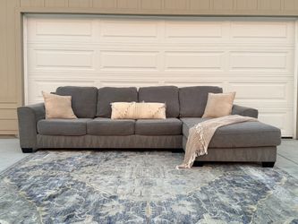 Living spaces gray L shaped sectional DELIVERY AVAILABLE