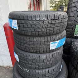 195/65R15 SET OF 4 TIRES WITH INSTALLATION AND BALANCING