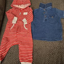 3-6m Baby Clothes- Disney Baby & Carters