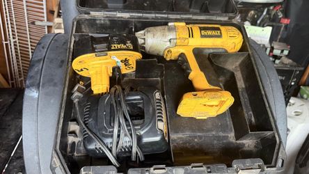 DeWalt Cordless Impact Wrench with Batteries and Charger