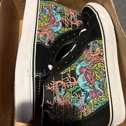 Sea Monsters High Top Vans