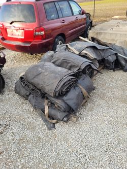 35'×14' Double Drop Transport Tarps