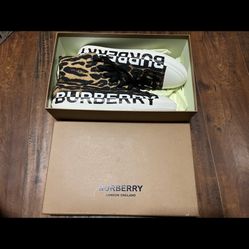 Burberry leopard high tops