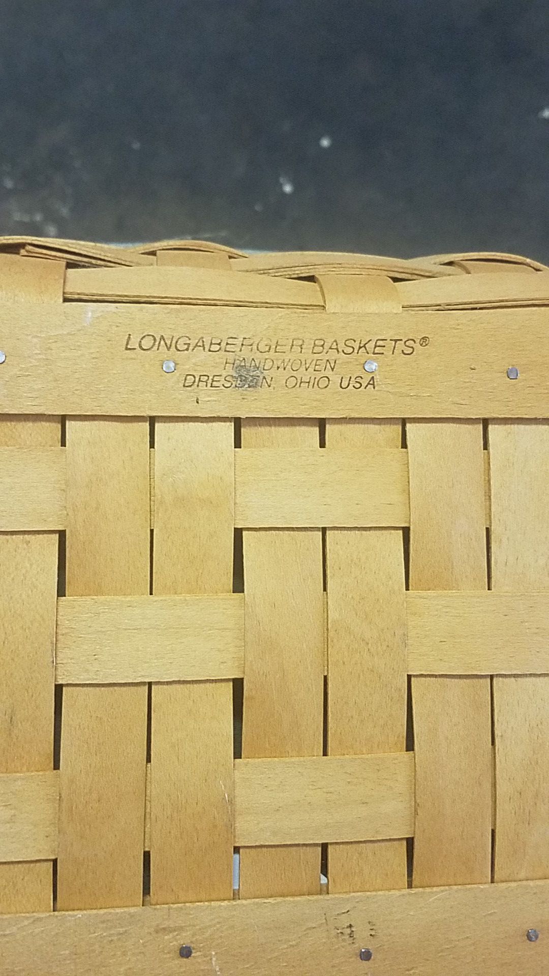 (4) Longaberger baskets