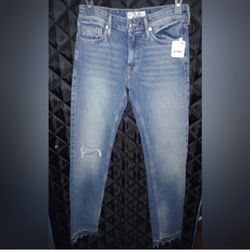 NWT Free People We The Free Mid Blue Jeans Size 24