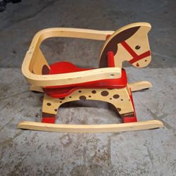 Rocking Horse With Removable  Railings