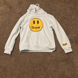 Drew Blue Hoodie Adult Medium
