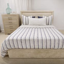 UPHOLSTERED PLATFORM BED 🤍🤍 Fast Delivery !