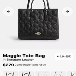 Coach Maggie Tote Bag