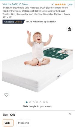 Memory Foam Crib Mattress 