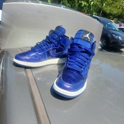 Nikebair Jordan's Anti Gravity Machines Metallic Purple Size 7y