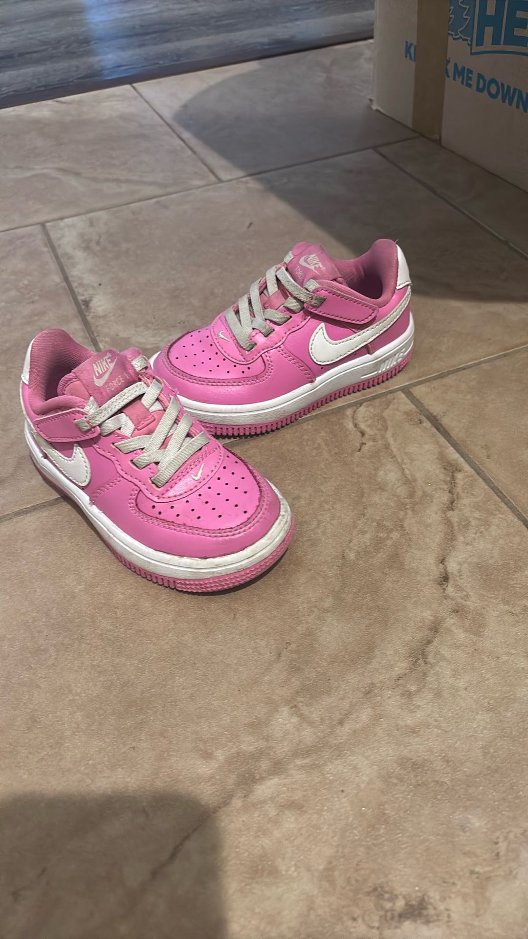 Nike Air Force ones pink