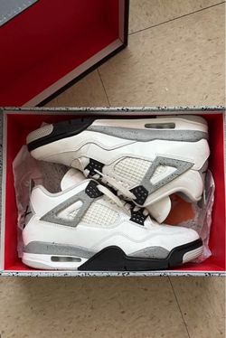 Jordan 4 White Cement