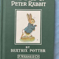 THE TALE OF PETER RABBIT Beatrix Potter BOOK w/ Dust Jacket